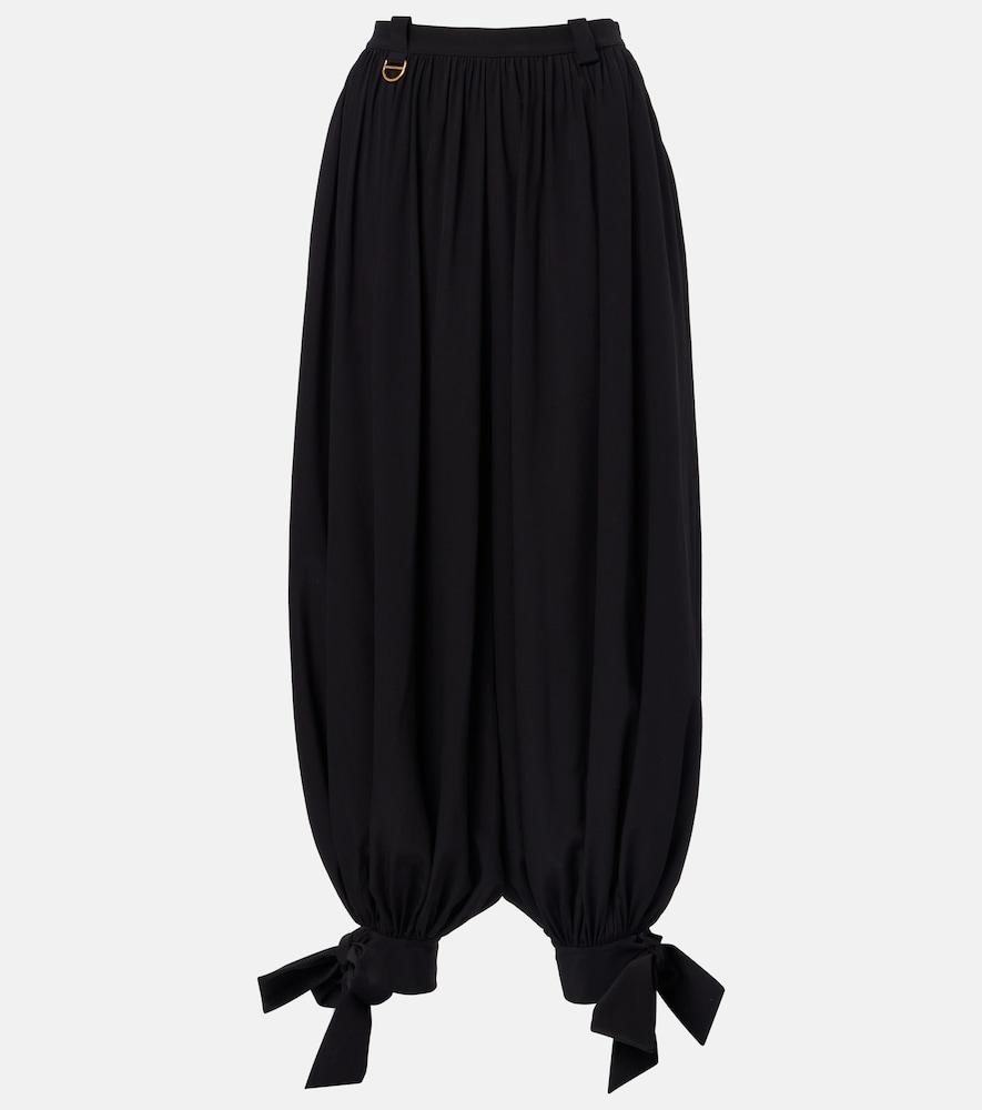 chloé silk crêpe de chine balloon pants