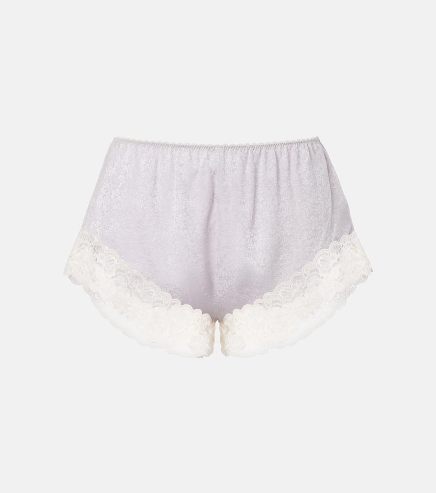 chloé silk shorts