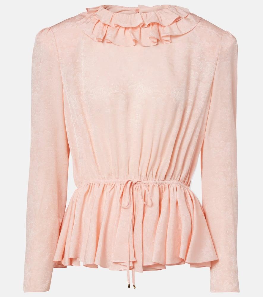 chloé silk top