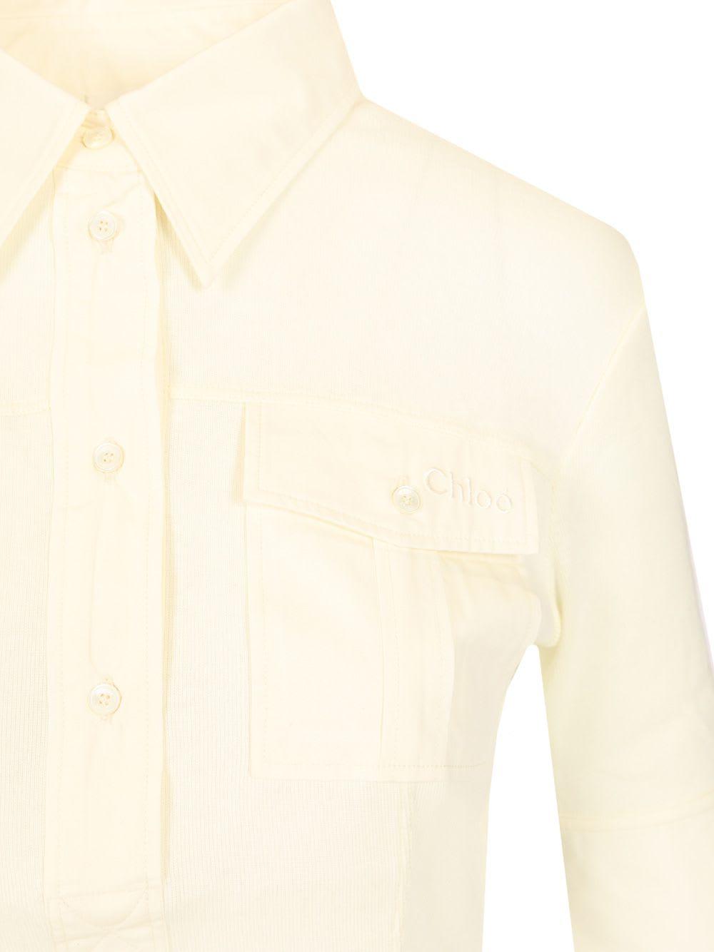 chloé slim fit polo shirt