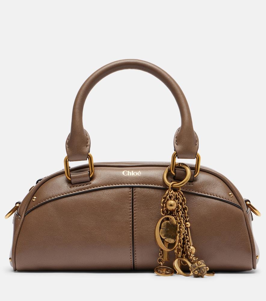 chloé small leather tote bag
