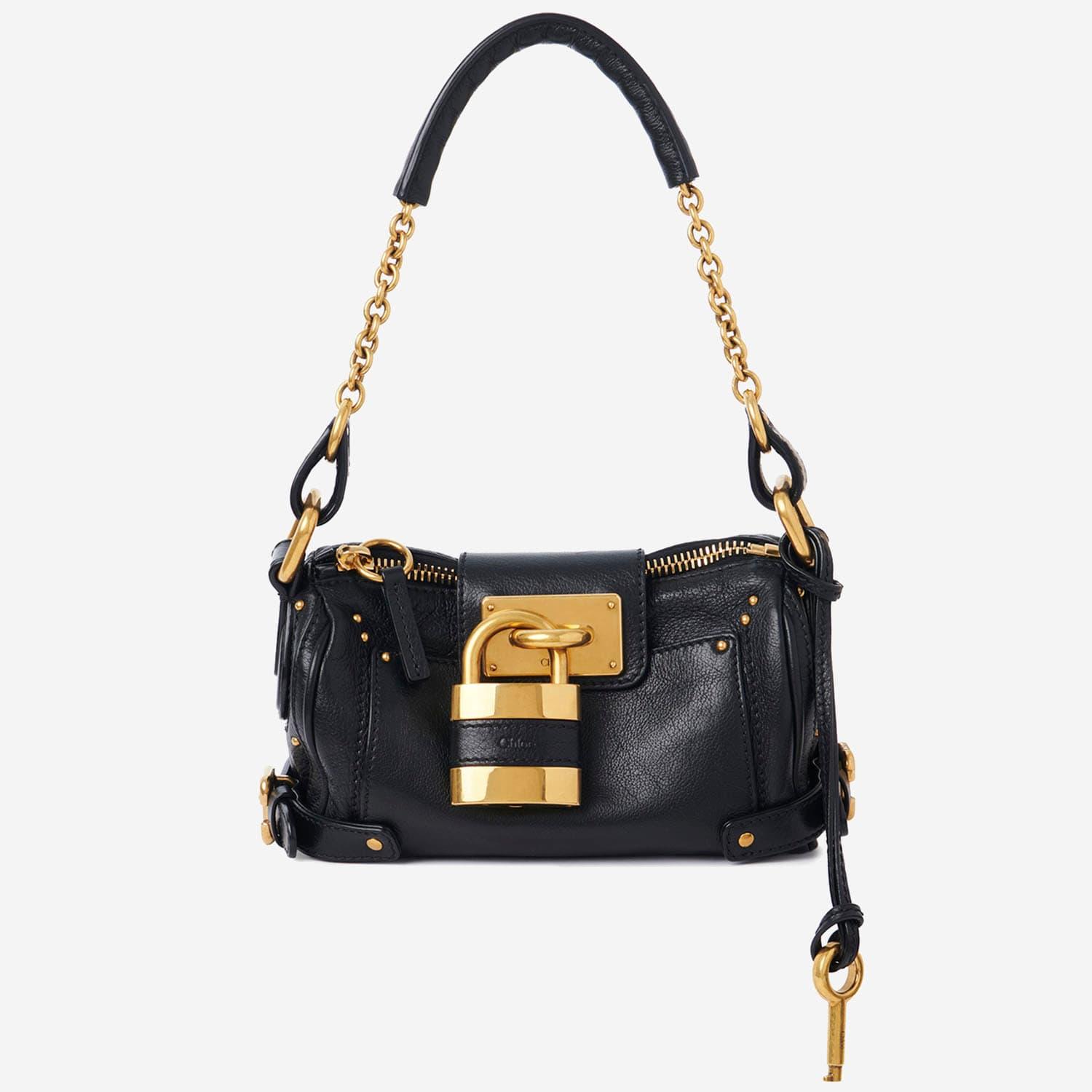 chloé small paddington leather bag
