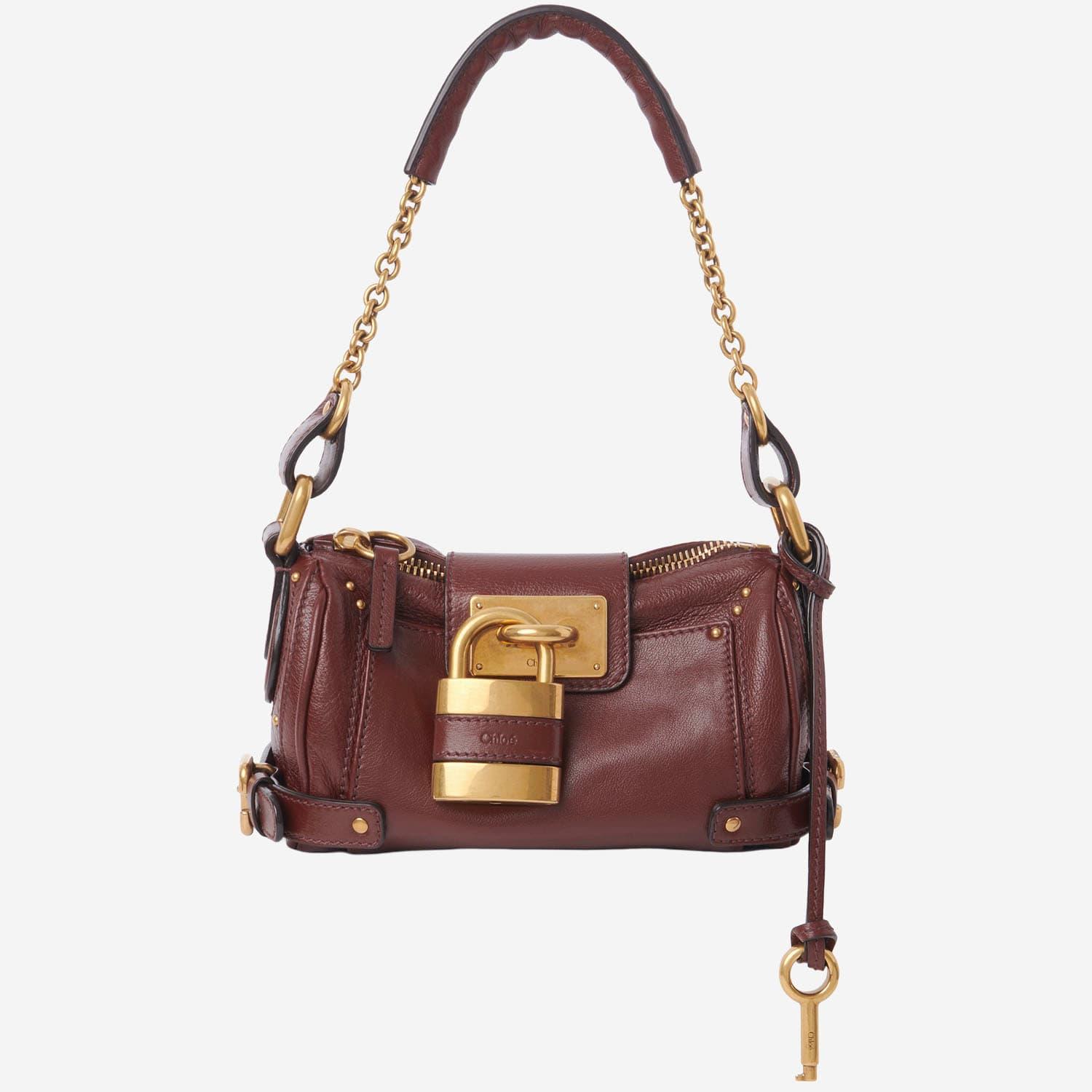 chloé small paddington leather bag