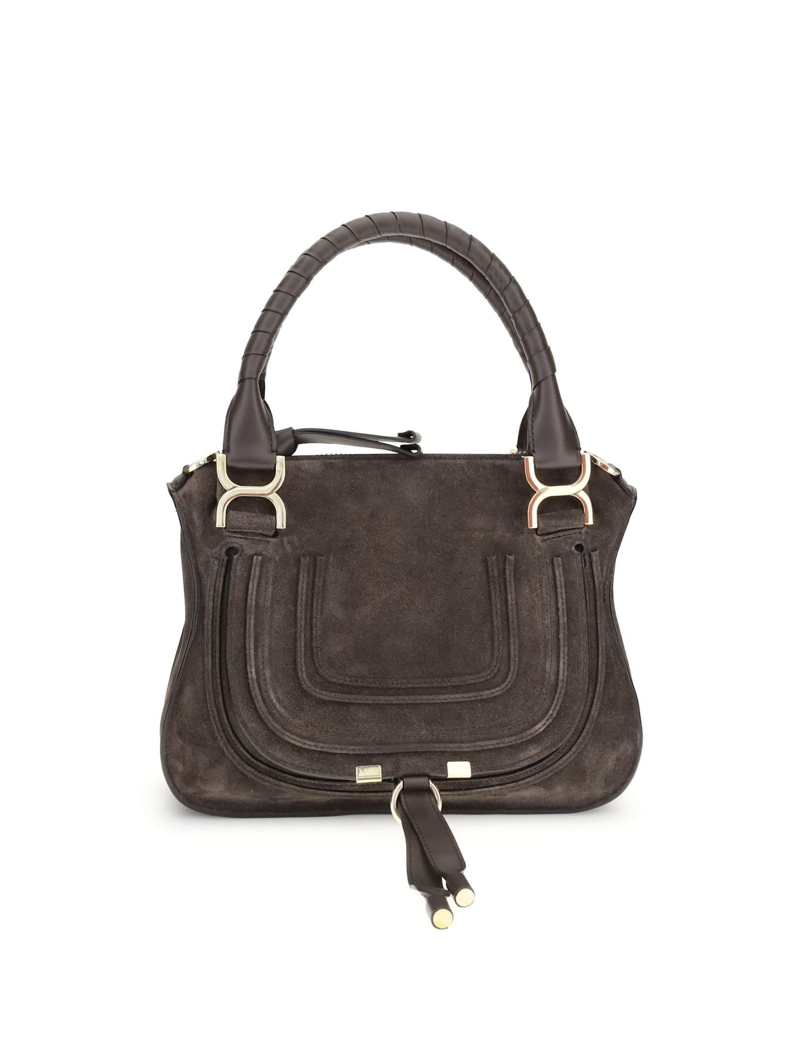 chloé small suede shoulder bag