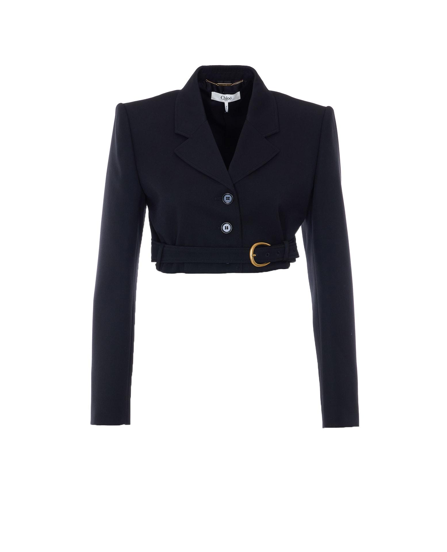 chloé spencer cropped jacket