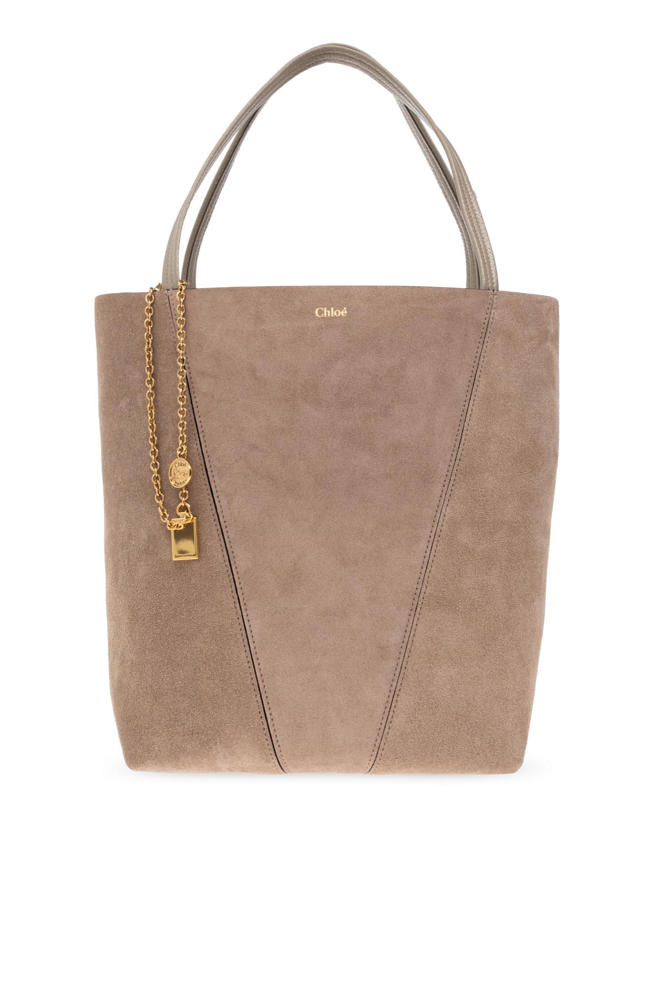 chloé spin large tote bag
