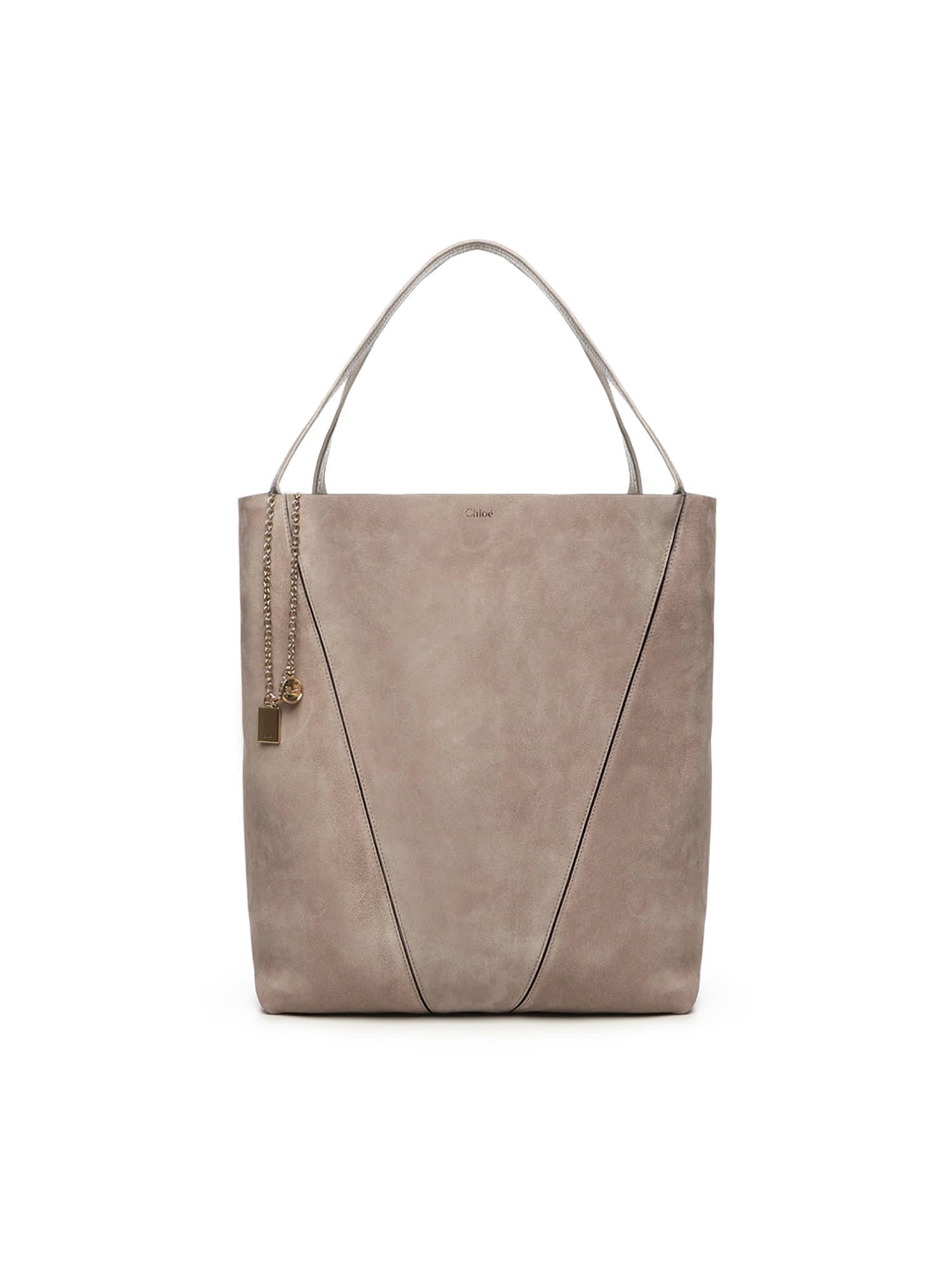 chloé spin large tote bag