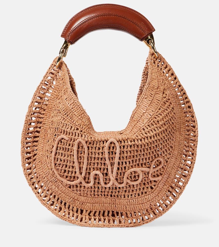 chloé summer banana raffia