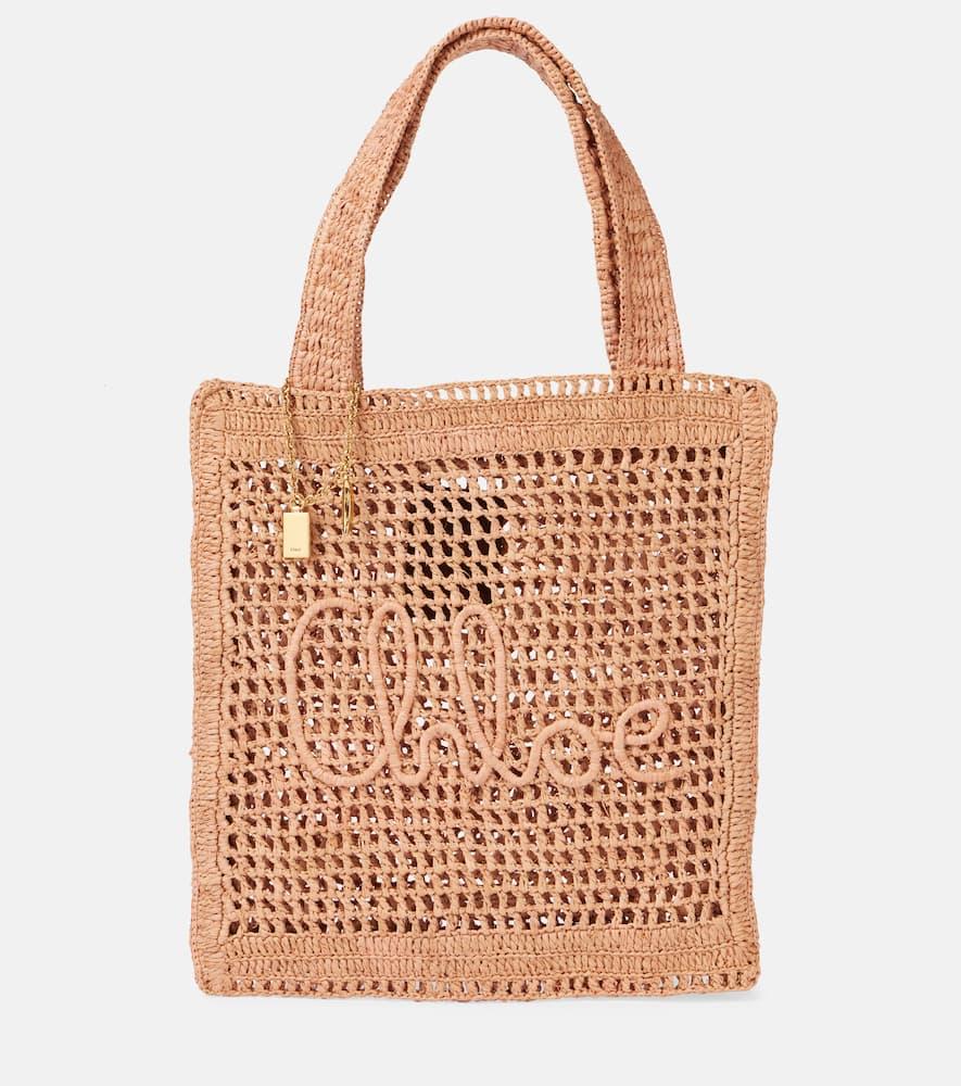 chloé summer banana raffia