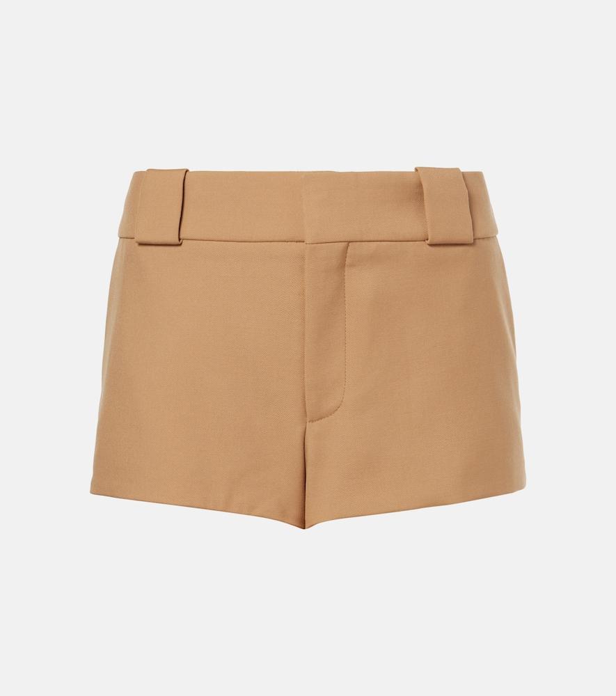 chloé virgin wool shorts