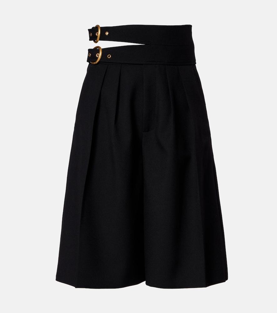 chloé virgin wool shorts