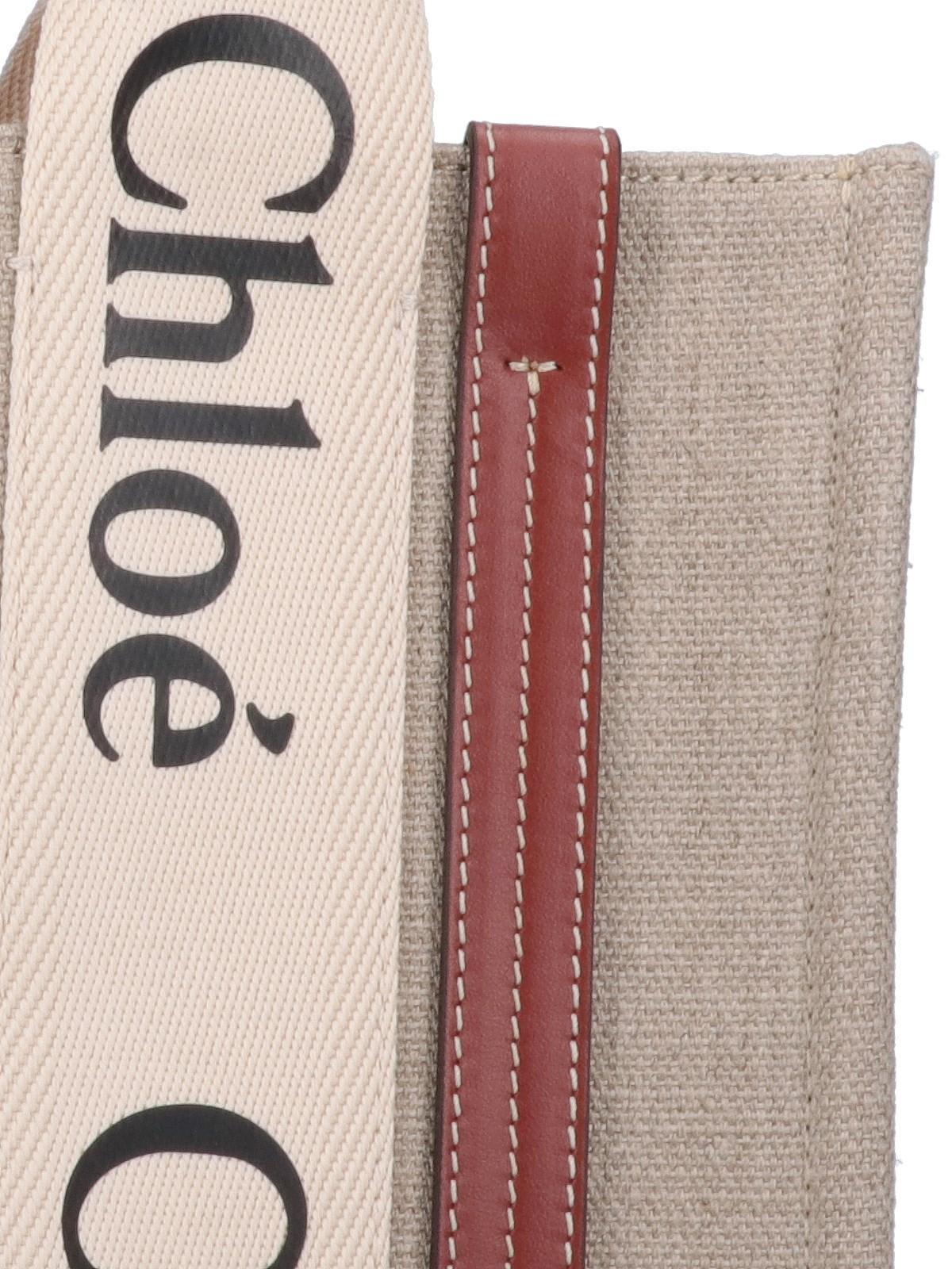 chloé woody tote bag