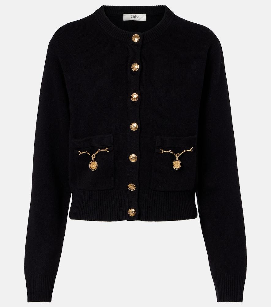 chloé wool and cashmere cardigan