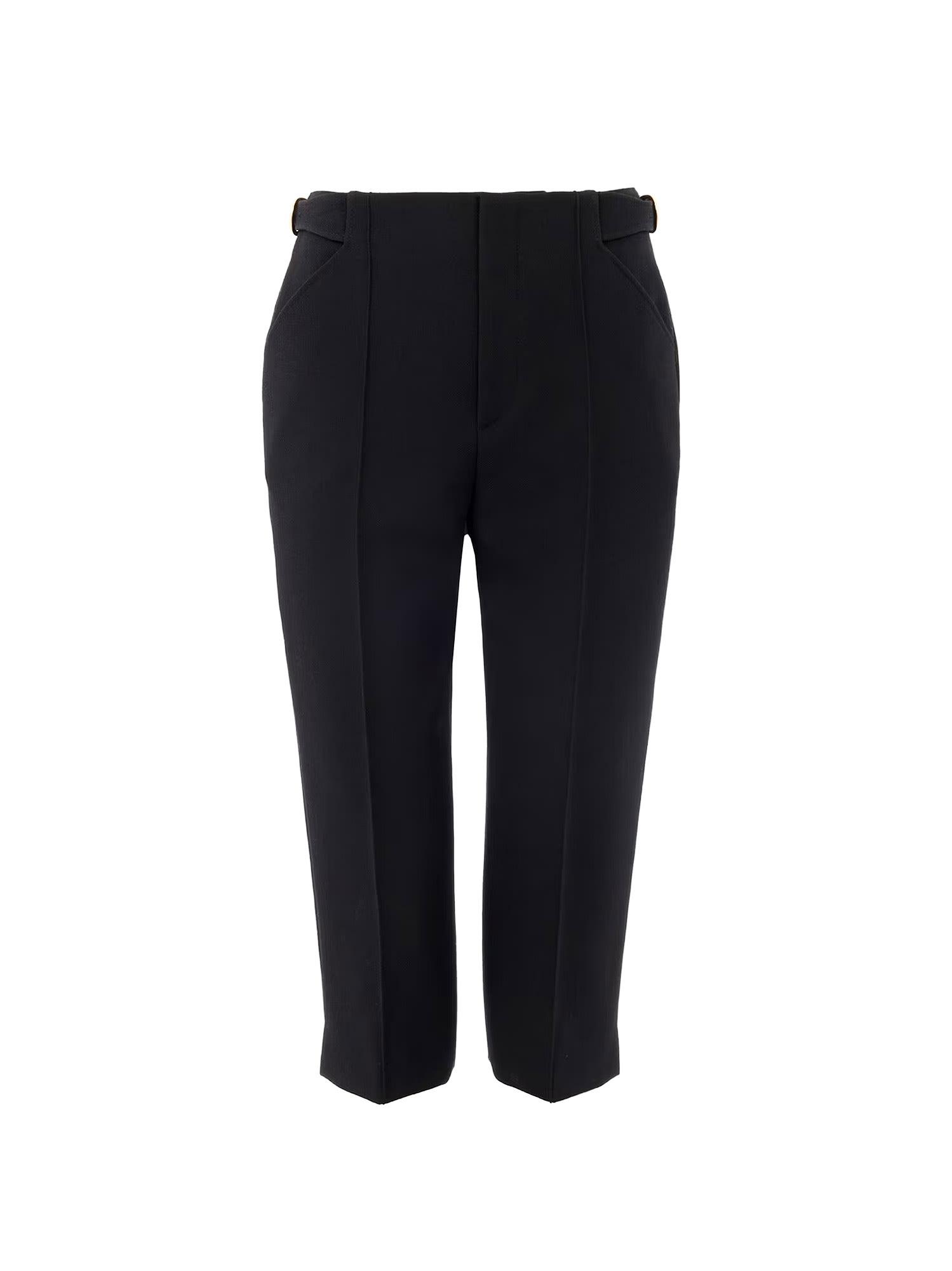 chloé wool capri trousers