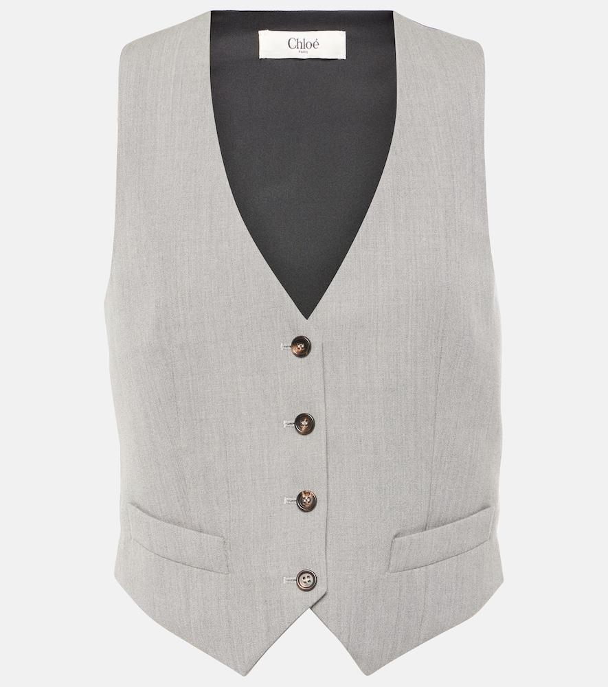 chloé wool vest