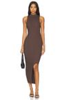chloe lurex midi dress