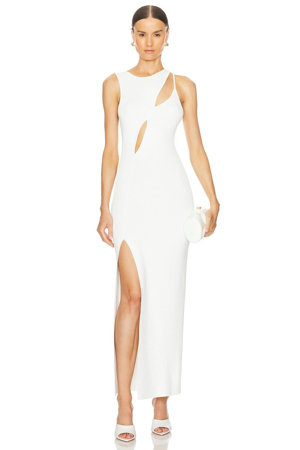 chloe milan knit maxi dress