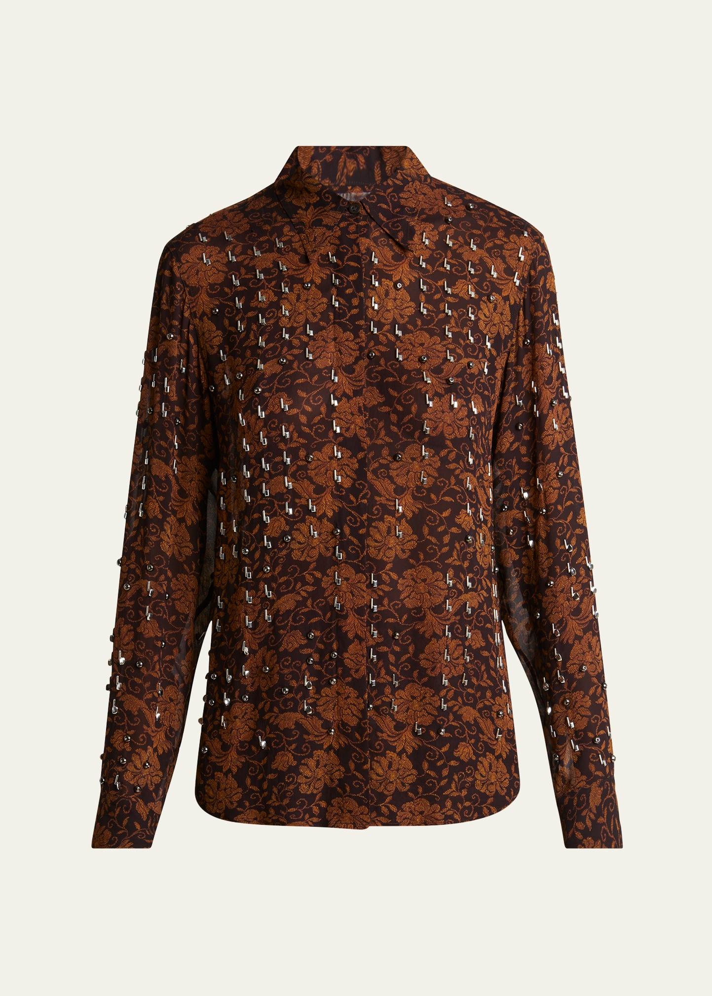 chowy embellished button-down shirt