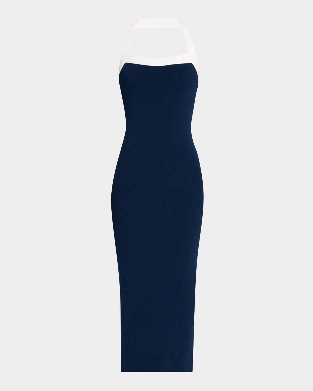 christa halter midi dress