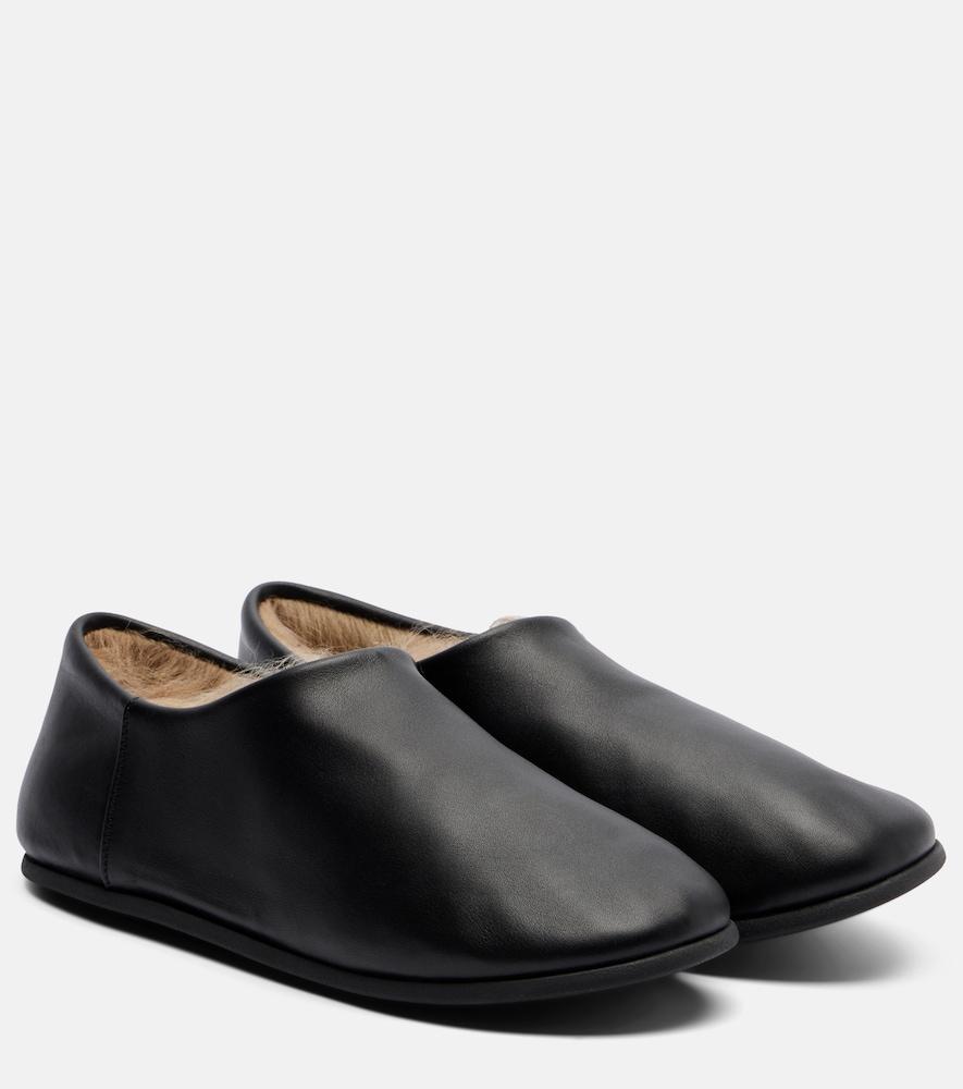 christen big bootie leather slip