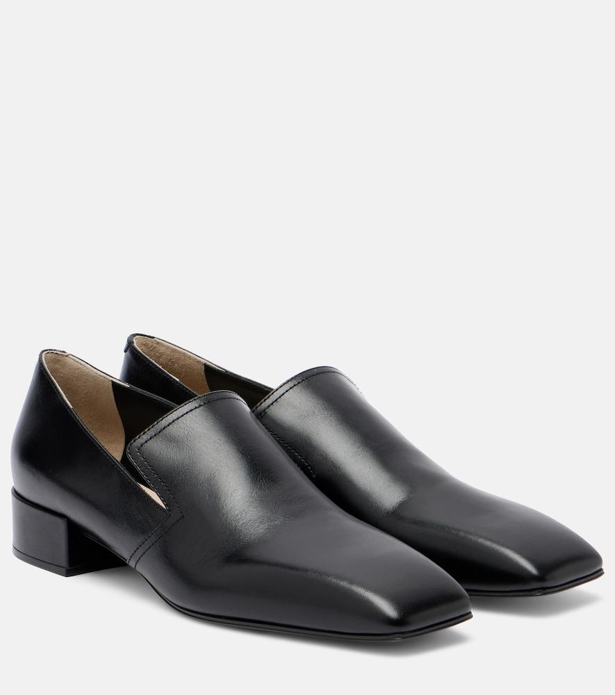 christen classic square leather loafers