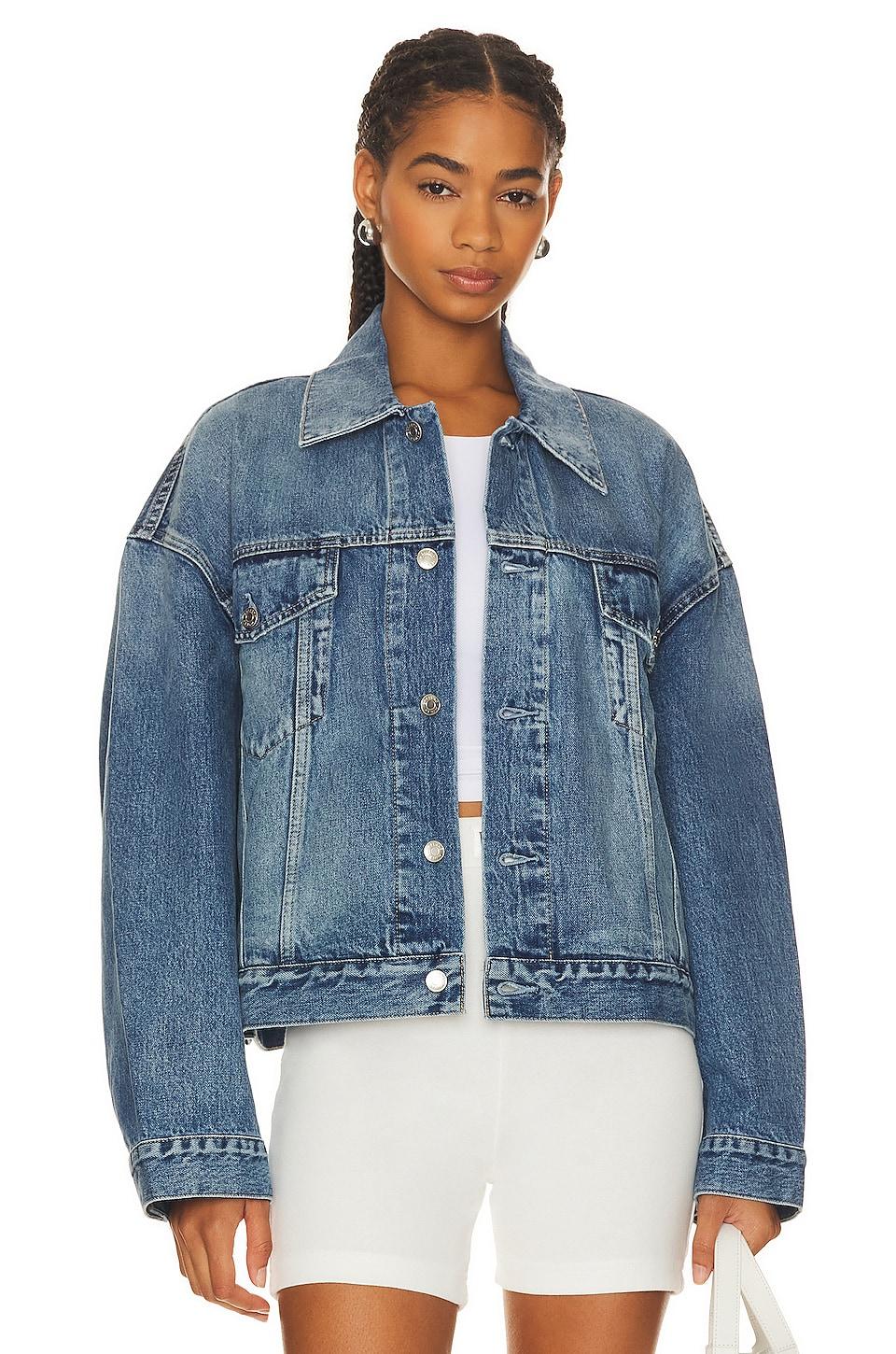 christi oversized denim jacket
