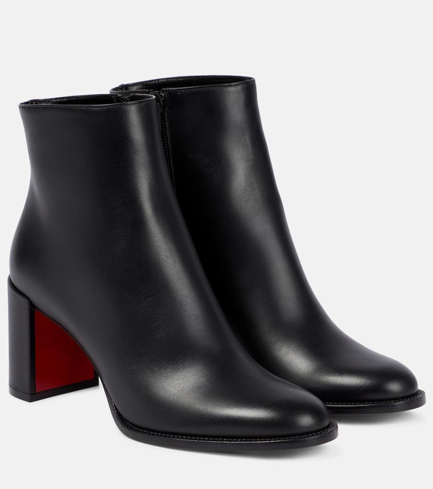 christian louboutin adoxa 70 leather ankle boots