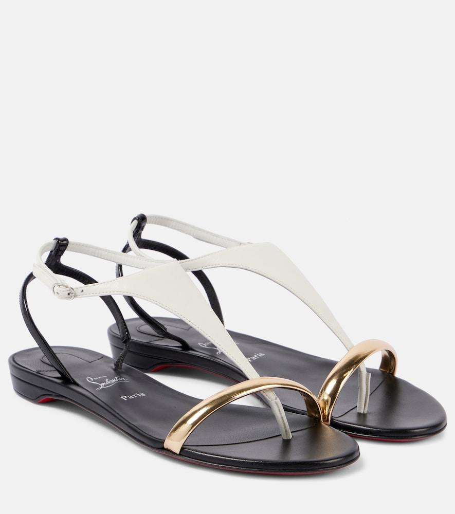 christian louboutin athinita leather sandals