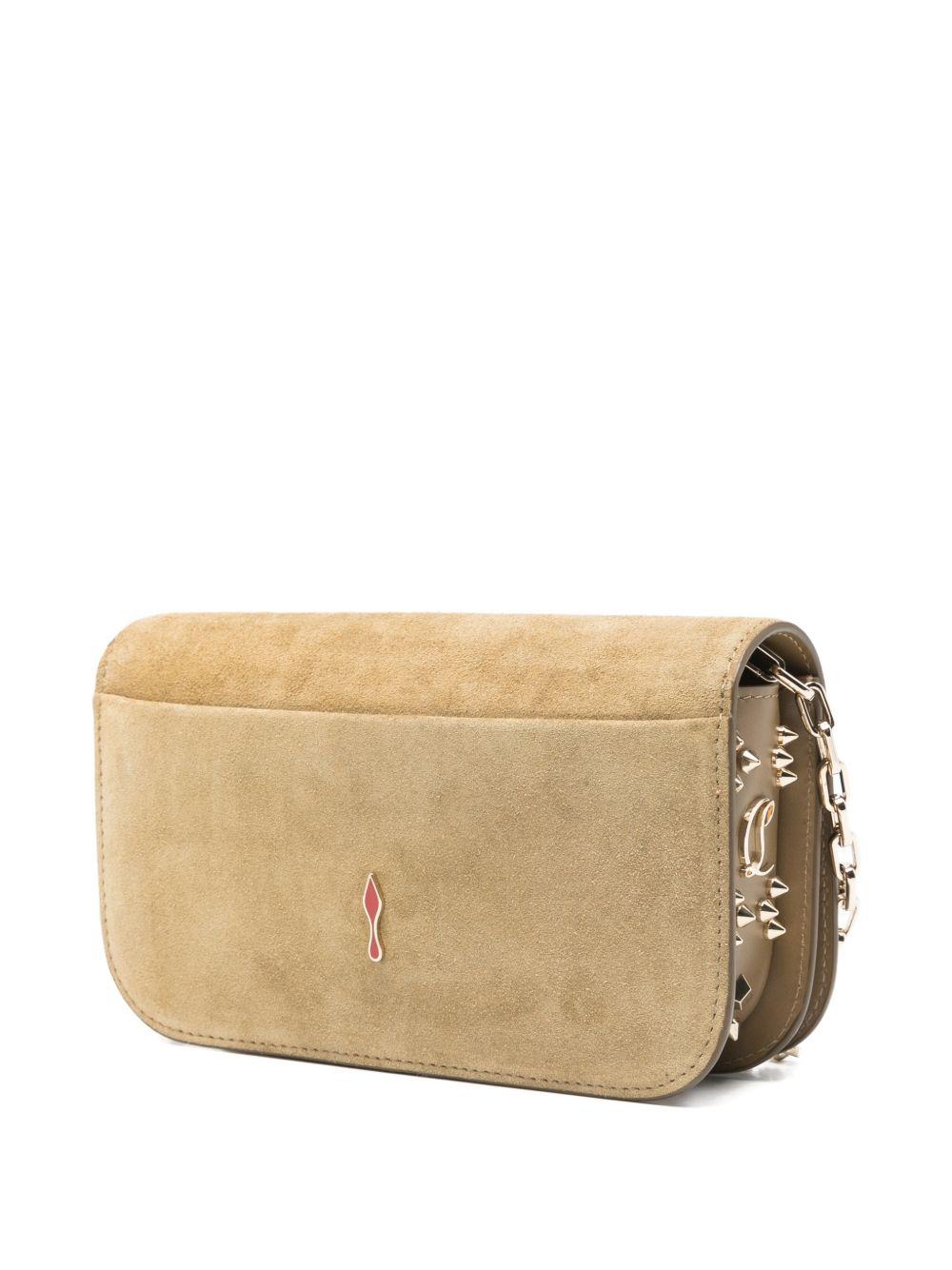 christian louboutin bags brown outer: calf suede - women