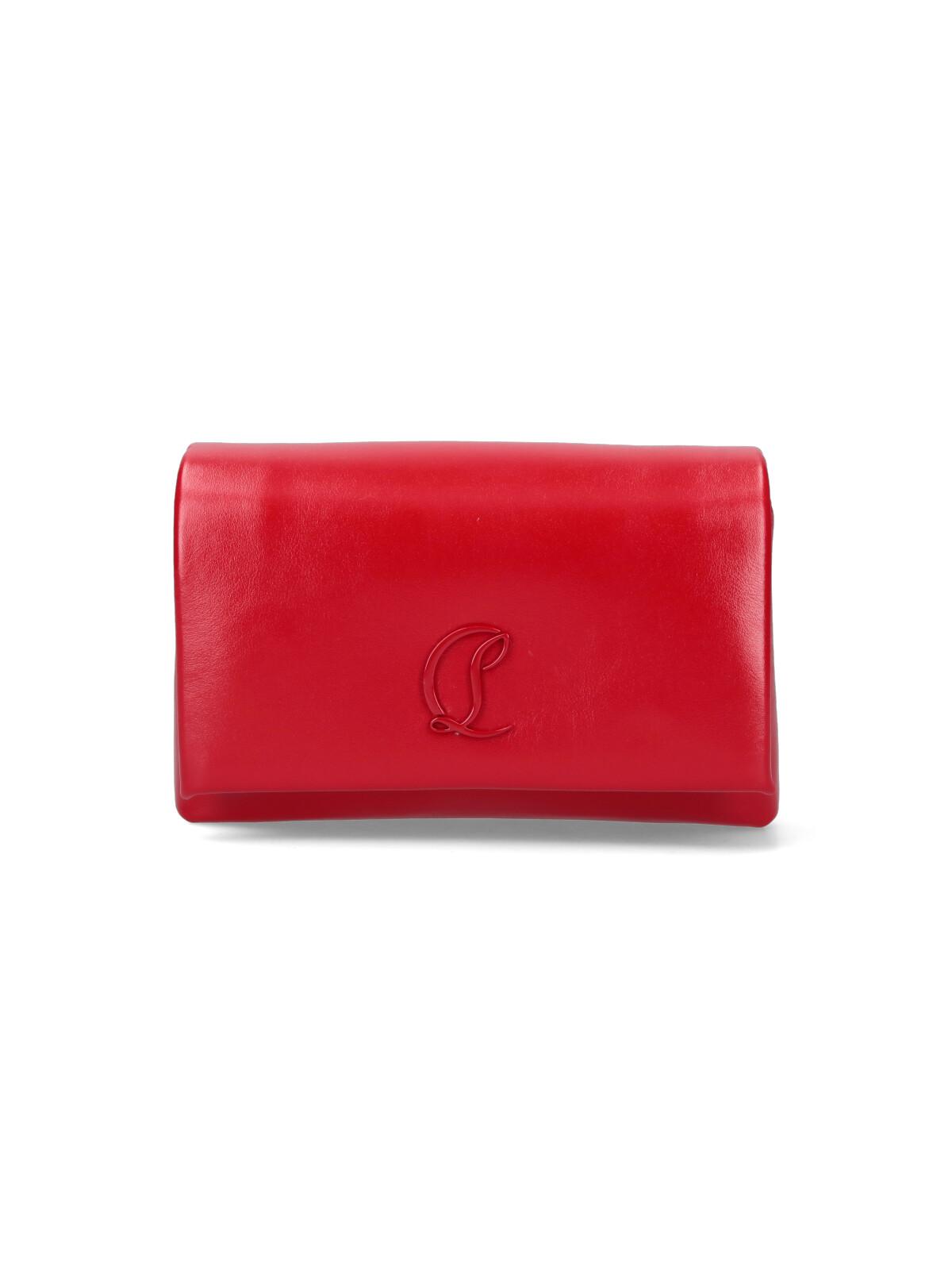 christian louboutin bags red outer: calf leather - women