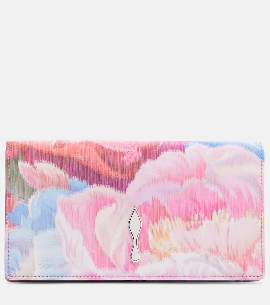 christian louboutin bettina floral clutch
