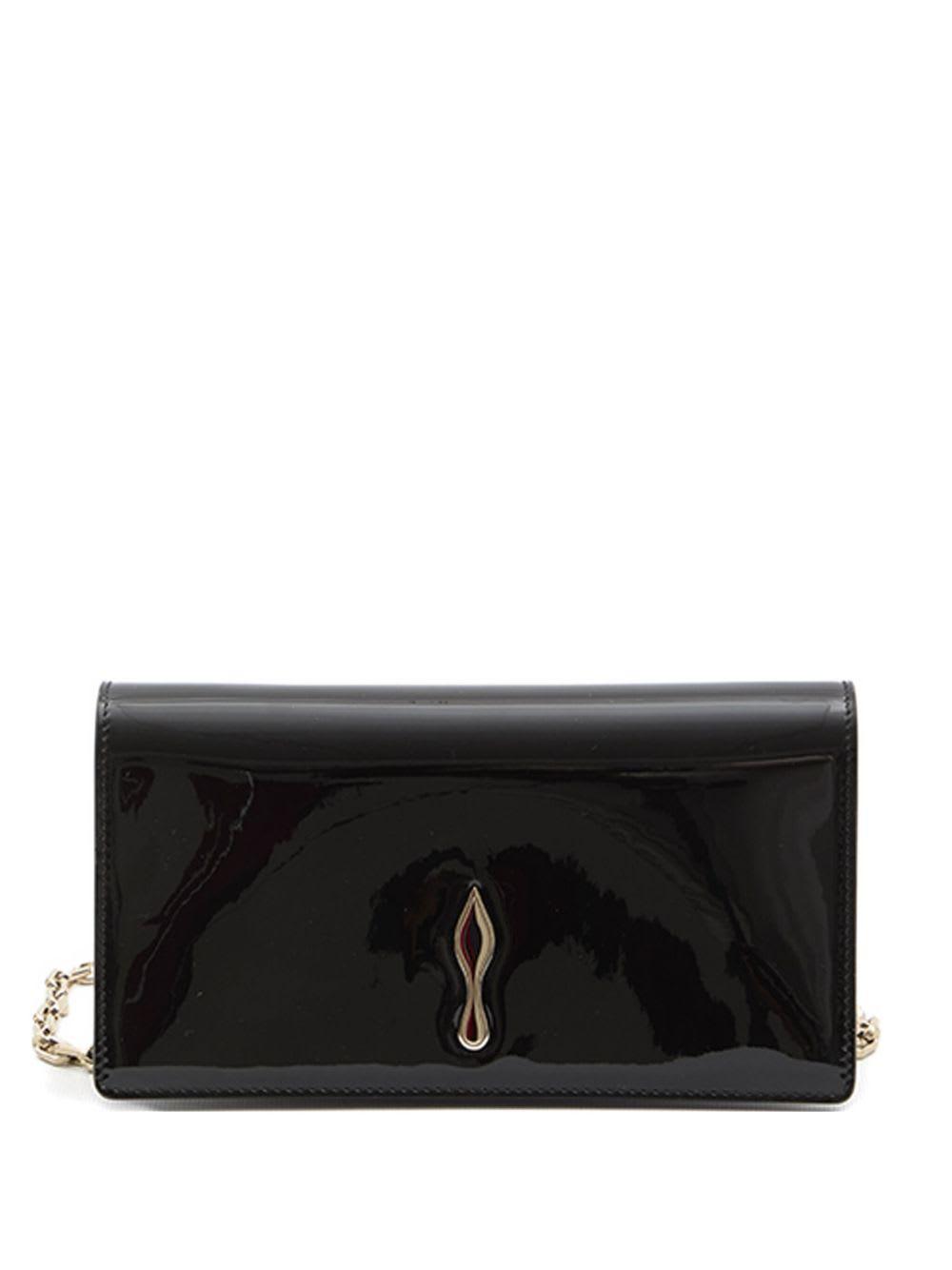 christian louboutin bettina leather clutch
