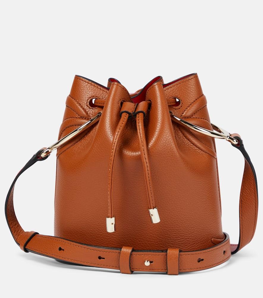 christian louboutin by my side leather bucket bag