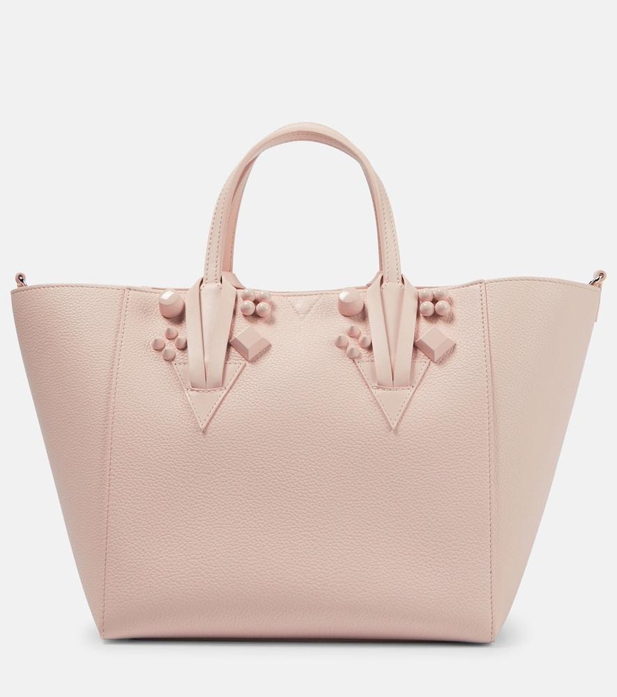 christian louboutin cabachic small leather tote