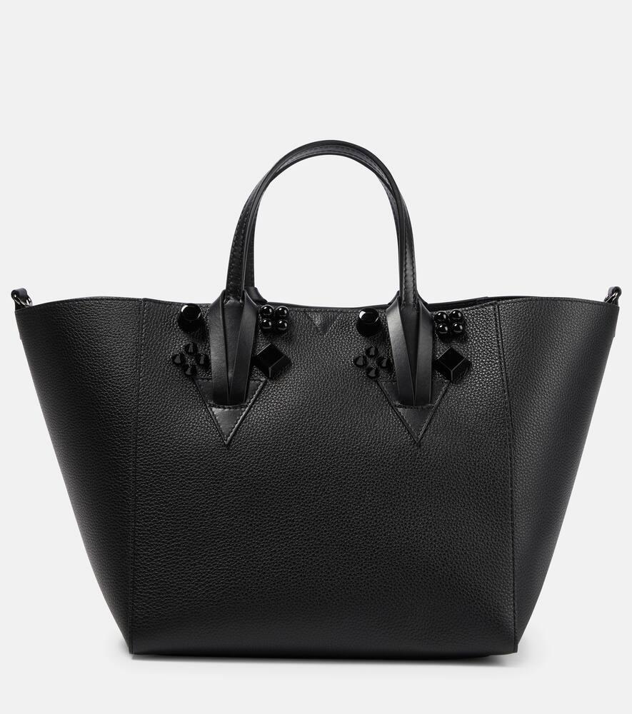 christian louboutin cabachic small leather tote