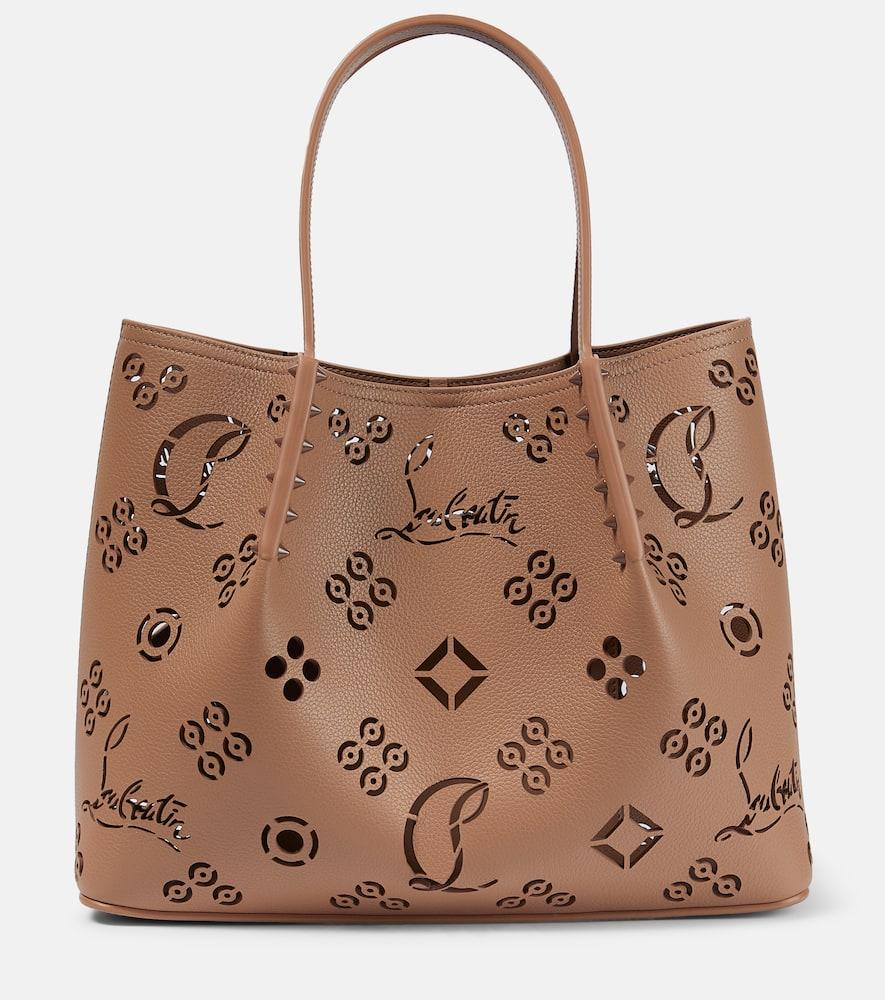 christian louboutin cabarock perforated tote bag