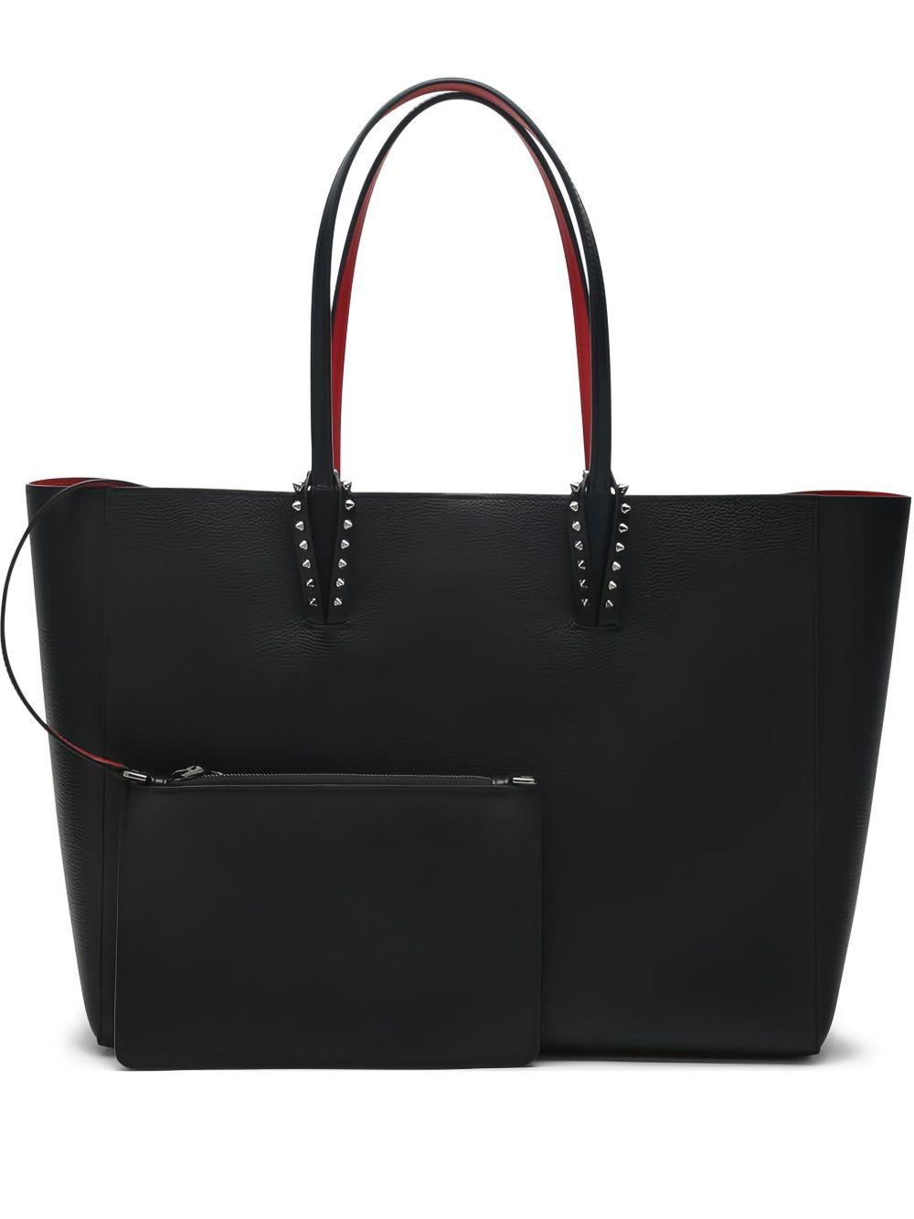 christian louboutin cabata large soft leather tote bag