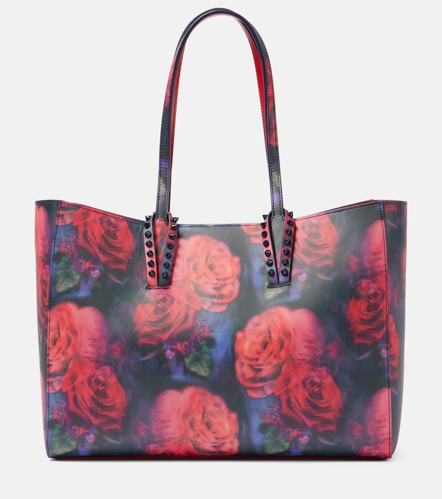 christian louboutin cabata small leather tote bag