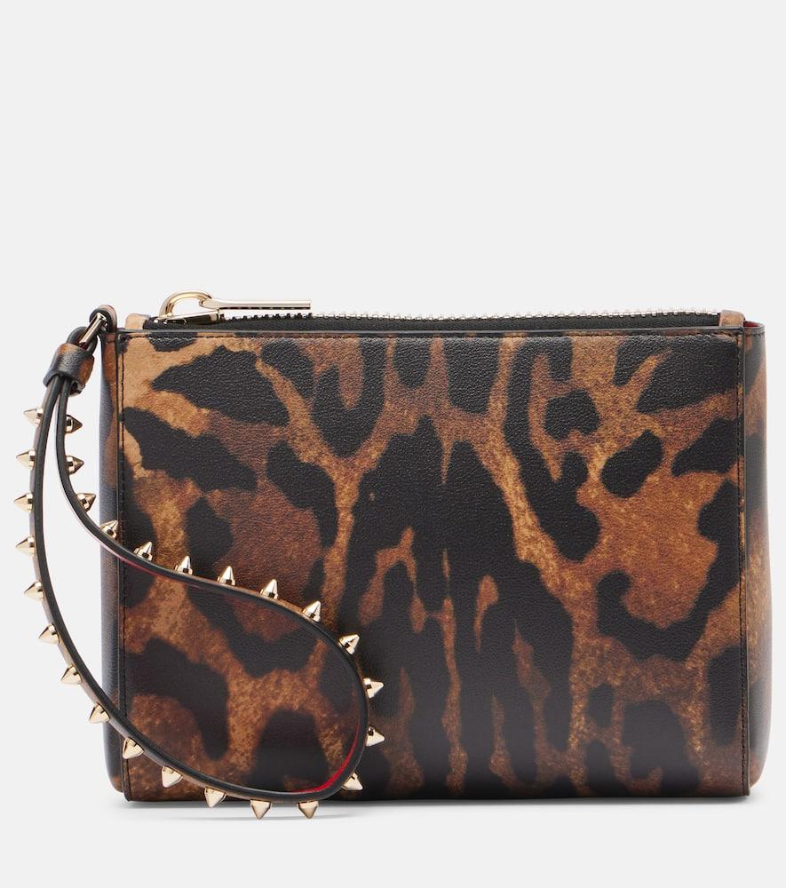 christian louboutin cabata small leopard