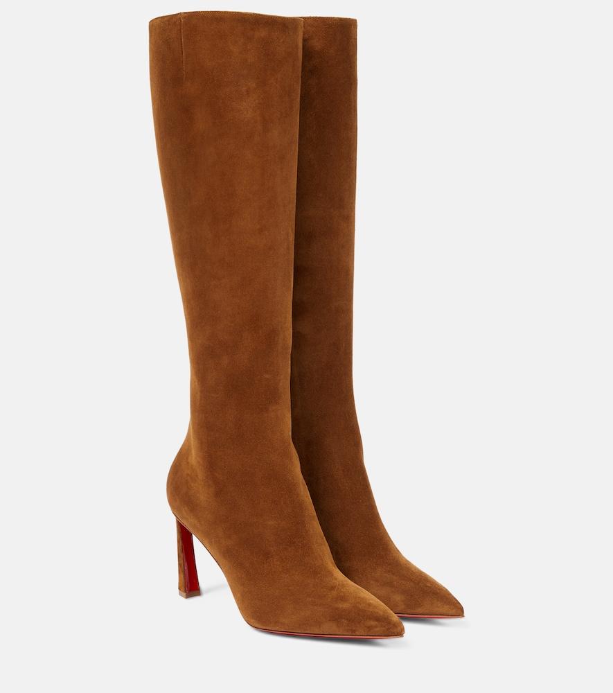 christian louboutin condora botta 85 suede knee