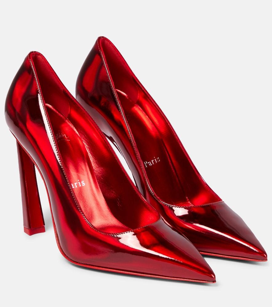 christian louboutin condorapik 100 patent leather pumps
