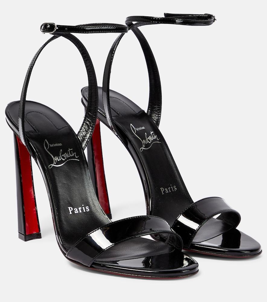 christian louboutin condorapik queen 100 leather sandals
