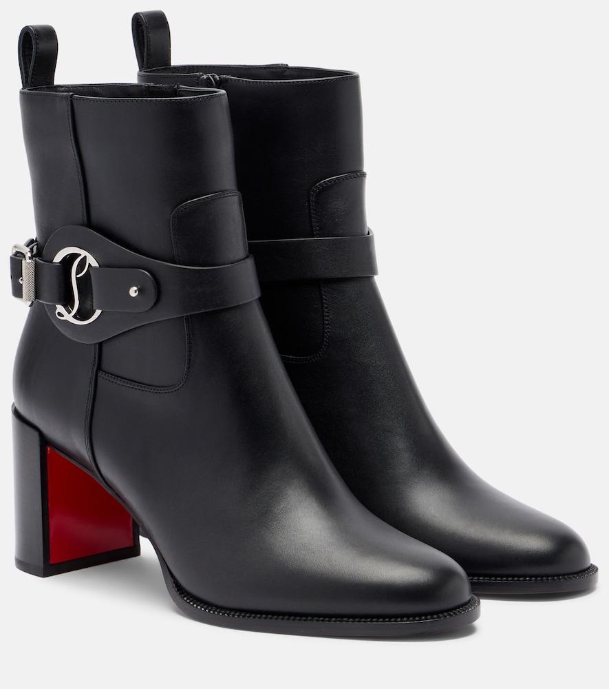 christian louboutin dianouchette 70 leather ankle boots