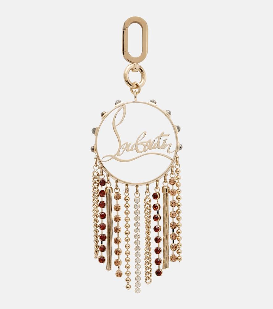 christian louboutin embellished bag charm