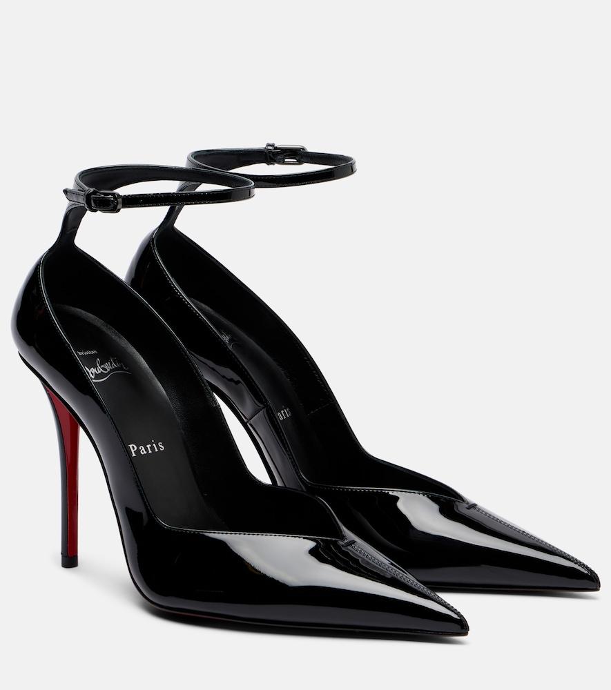 christian louboutin erozee leather pumps