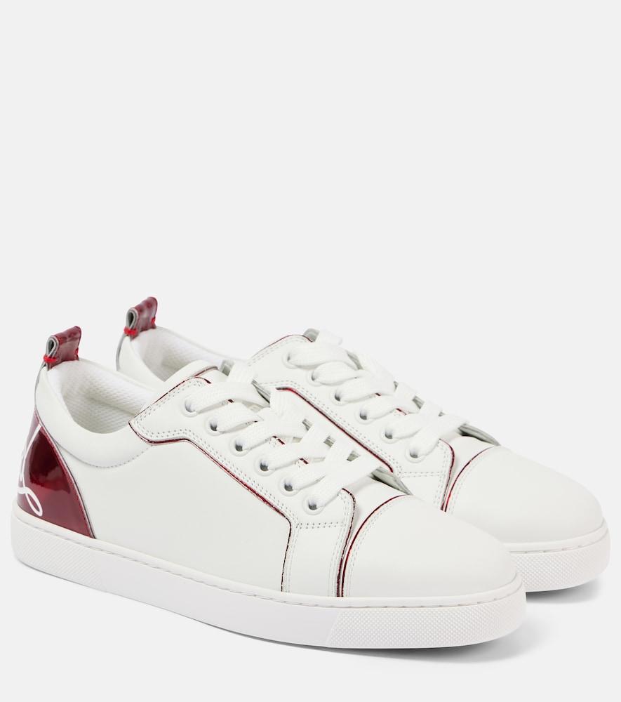 christian louboutin fun louise leather sneakers
