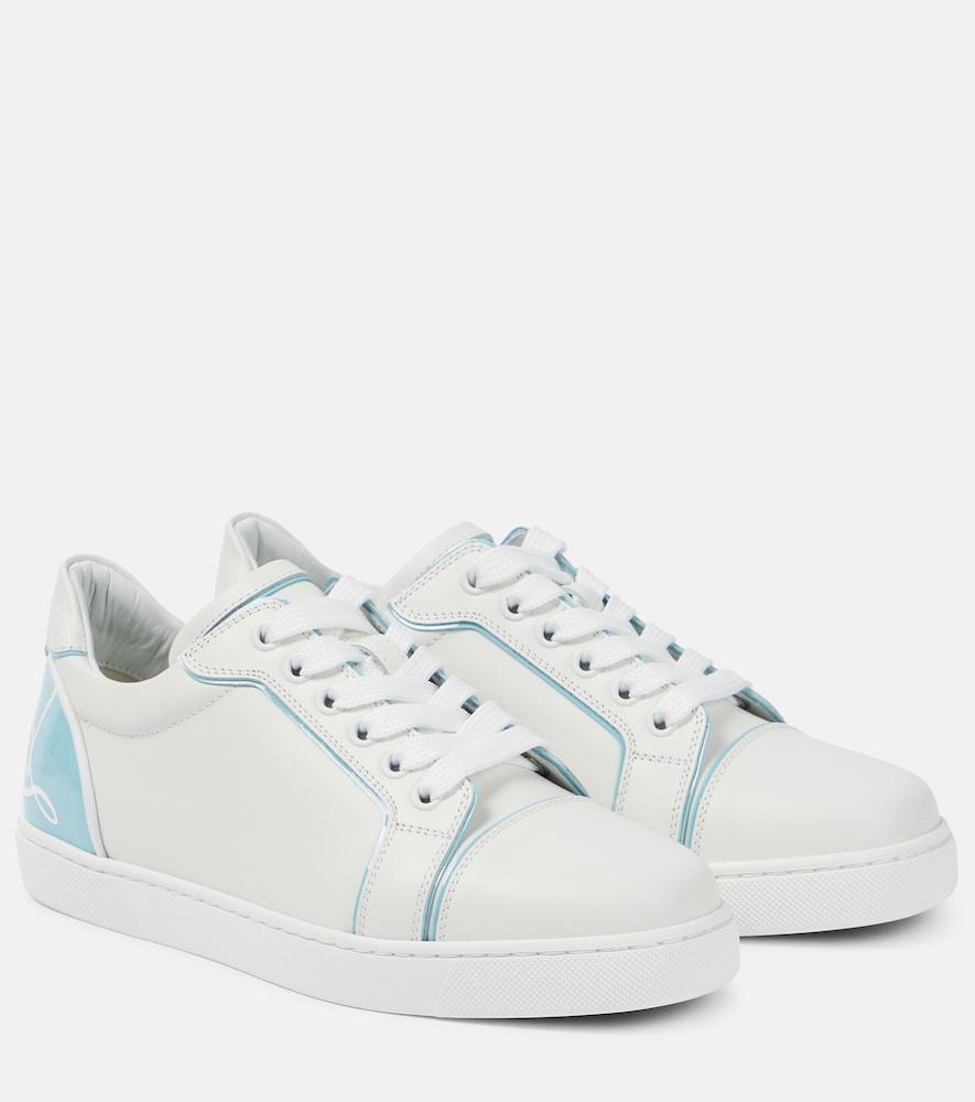 christian louboutin fun vieira leather sneakers