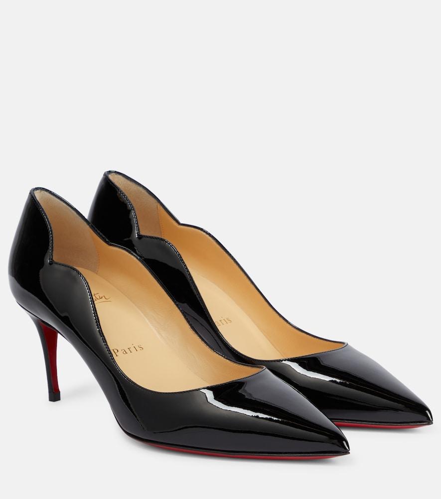christian louboutin hot chick 70 patent leather pumps