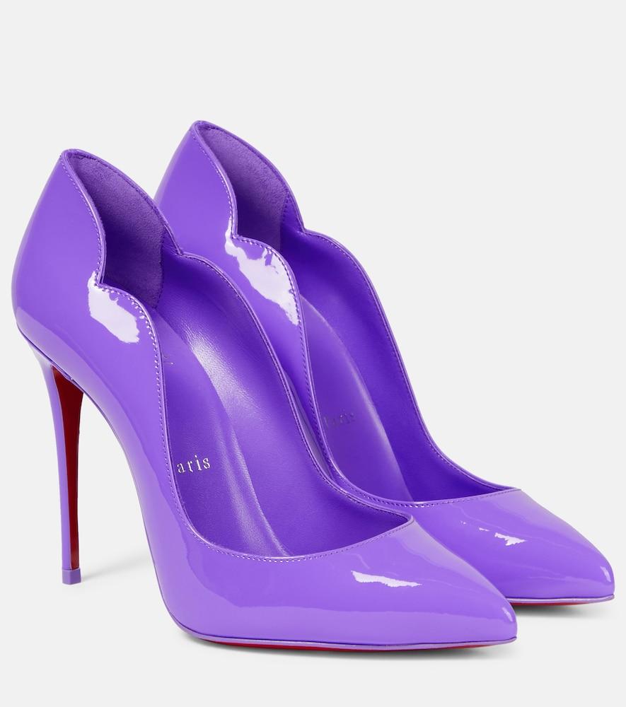 christian louboutin hot chick patent leather pumps