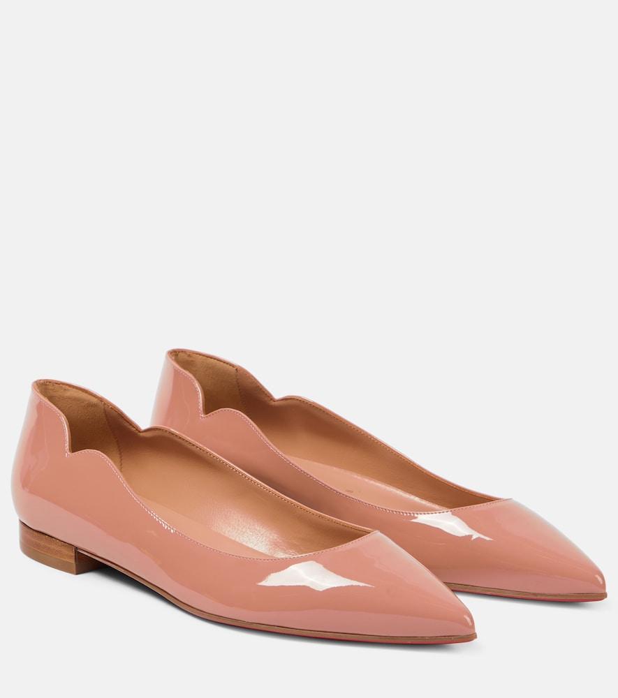 christian louboutin hot chickita patent leather ballet flats